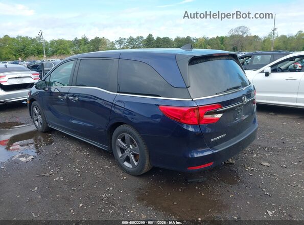 5FNRL6H55NB048068 2022 HONDA ODYSSEY Blue Հետևի ձախ
