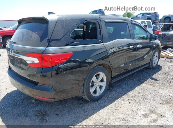 5FNRL6H56KB025085 2019 HONDA ODYSSEY Black Trasero derecho