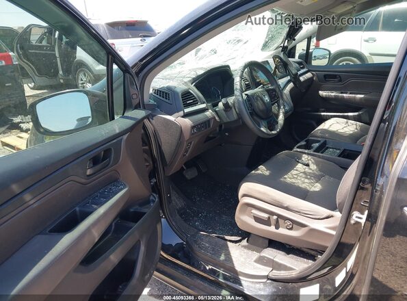 5FNRL6H56KB025085 2019 HONDA ODYSSEY Black Vista interior de 360 grados
