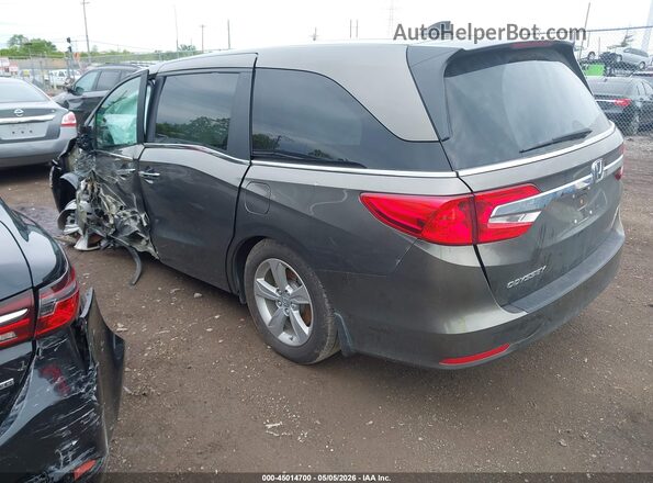 5FNRL6H59KB091744 2019 HONDA ODYSSEY Gray Trasero izquierdo