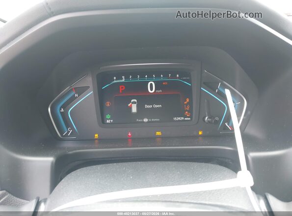 5FNRL6H59LB035658 2020 HONDA ODYSSEY Black უკანა სავარძლების ხედი