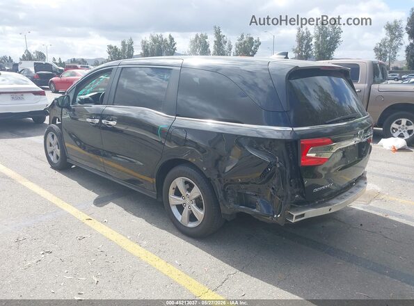 5FNRL6H59LB035658 2020 HONDA ODYSSEY Black უკანა მარცხენა