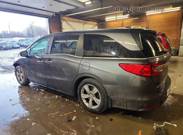 5FNRL6H5XJB075888 2018 HONDA ODYSSEY Charcoal Задня ліва чверть