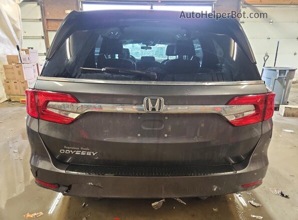 5FNRL6H5XJB075888 2018 HONDA ODYSSEY Charcoal Вид ззаду
