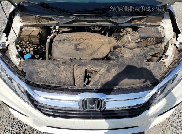 5FNRL6H5XJB106119 2018 HONDA ODYSSEY White Вид підкапотного простору
