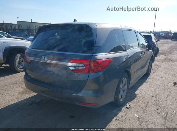 5FNRL6H5XKB125027 2019 HONDA ODYSSEY Gray Trasero derecho