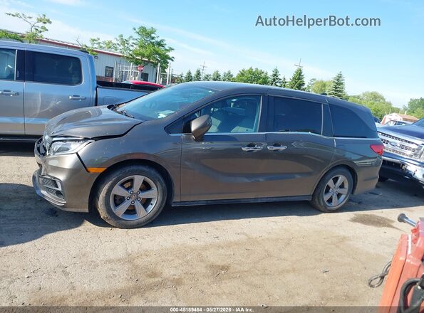 5FNRL6H5XKB125027 2019 HONDA ODYSSEY Gray Vista interior de 360 grados