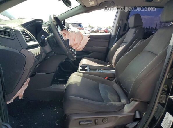 5FNRL6H5XLB011823 2020 HONDA ODYSSEY Black Front interior view