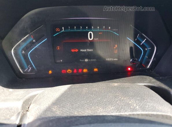 5FNRL6H5XLB011823 2020 HONDA ODYSSEY Black Instrument cluster view