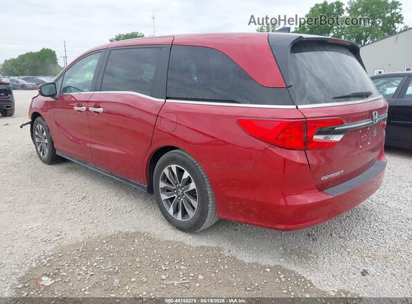 5FNRL6H60PB019850 2023 HONDA ODYSSEY Maroon Задня ліва чверть