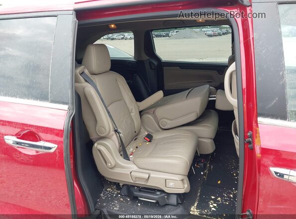 5FNRL6H60PB019850 2023 HONDA ODYSSEY Maroon Вид наклейки з VIN-кодом