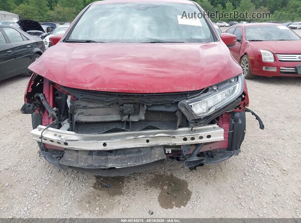 5FNRL6H60PB019850 2023 HONDA ODYSSEY Maroon Вид щитка приладів