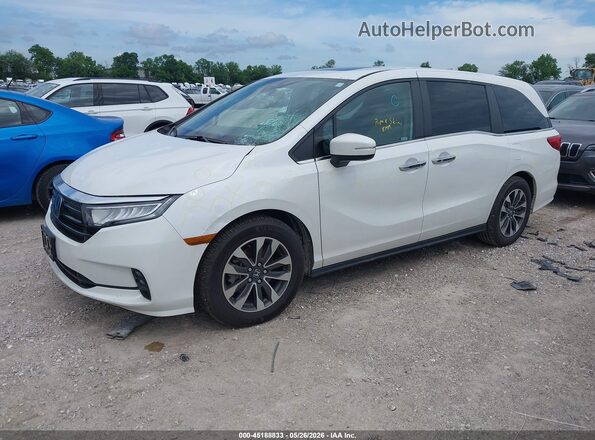 5FNRL6H60PB030282 2023 HONDA ODYSSEY White Առջևի ձախ երեք քառորդ տեսարան