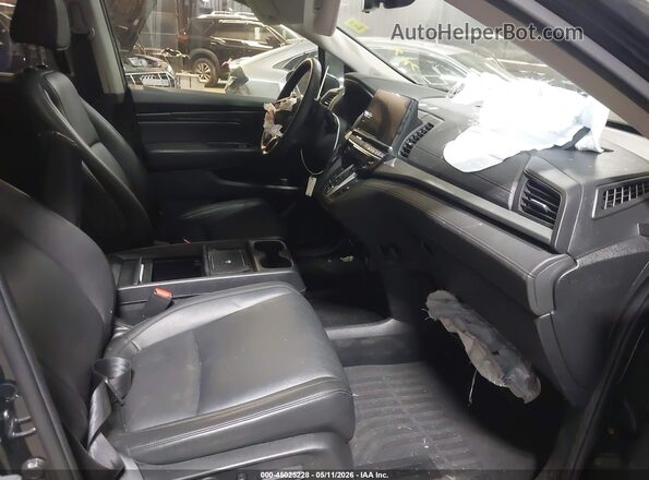 5FNRL6H60SB060178 2025 HONDA ODYSSEY Black Front interior view