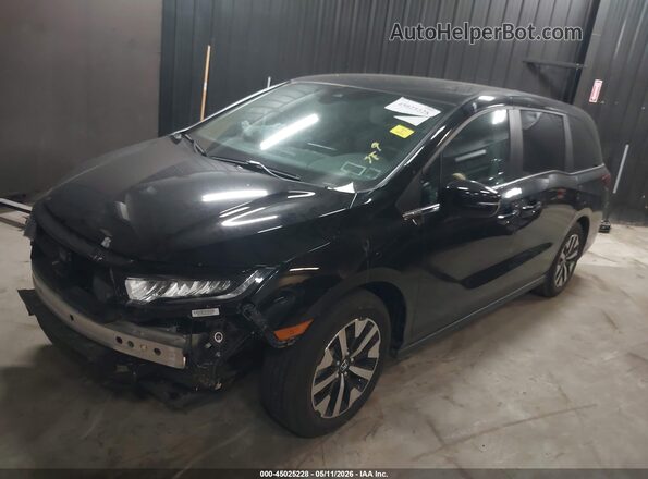 5FNRL6H60SB060178 2025 HONDA ODYSSEY Black Front left