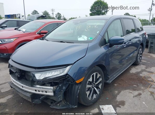 5FNRL6H60SB089129 2025 HONDA ODYSSEY Blue Vista tres cuartos delantera izquierda
