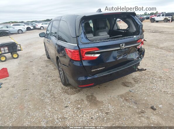 5FNRL6H61RB026017 2024 HONDA ODYSSEY Blue Trasero izquierdo