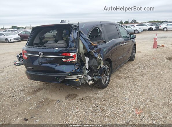 5FNRL6H61RB026017 2024 HONDA ODYSSEY Blue Trasero derecho