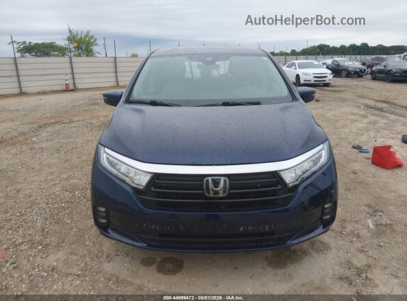 5FNRL6H61RB026017 2024 HONDA ODYSSEY Blue Vista del cuadro de instrumentos