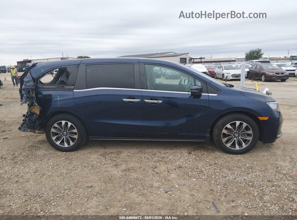 5FNRL6H61RB026017 2024 HONDA ODYSSEY Blue Vista interior trasera