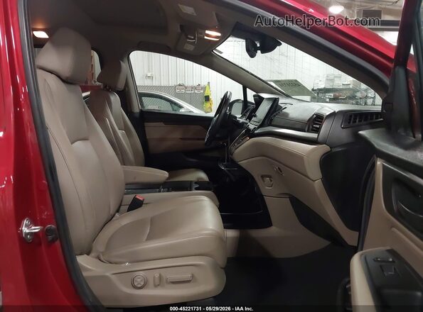 5FNRL6H62RB045417 2024 HONDA ODYSSEY Red Widok wnętrza z przodu