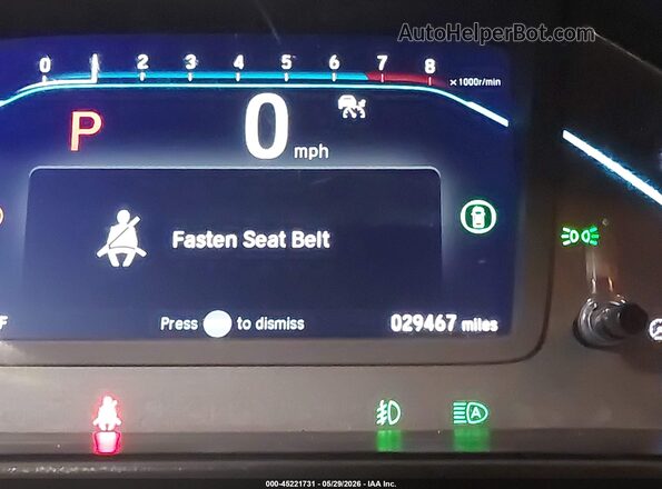 5FNRL6H62RB045417 2024 HONDA ODYSSEY Red 