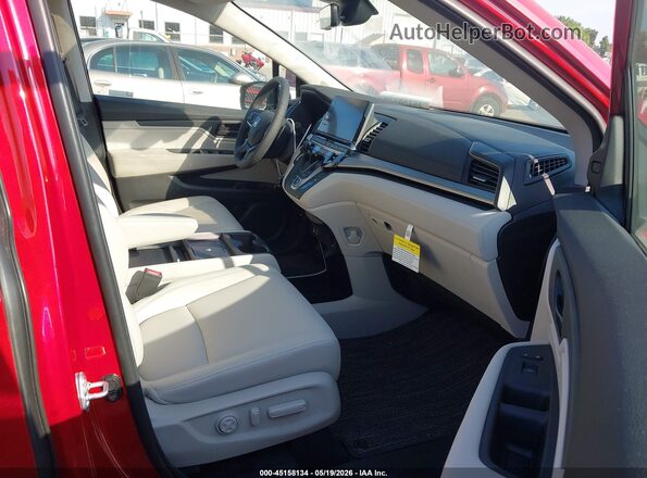 5FNRL6H63TB019058 2026 HONDA ODYSSEY Red Front interior view