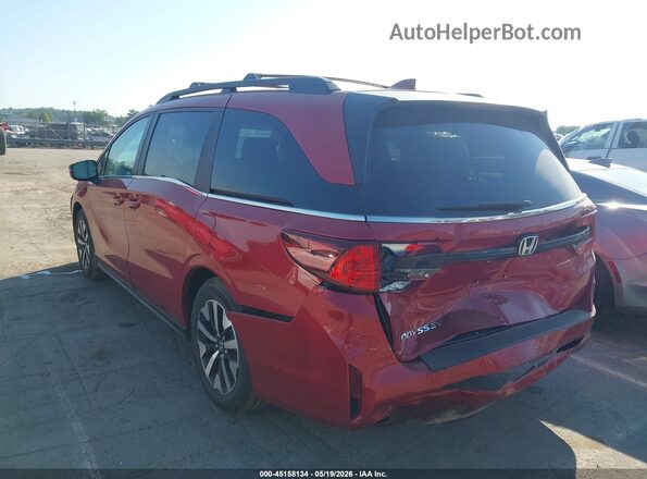 5FNRL6H63TB019058 2026 HONDA ODYSSEY Red Rear left
