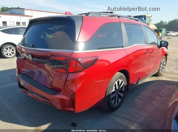 5FNRL6H63TB019058 2026 HONDA ODYSSEY Red Rear right