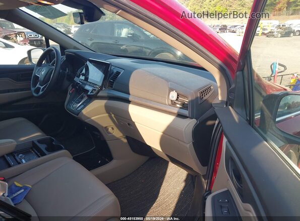 5FNRL6H64RB045404 2024 HONDA ODYSSEY Red Front interior view