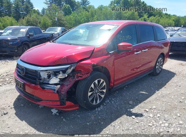 5FNRL6H64RB045404 2024 HONDA ODYSSEY Red Front left