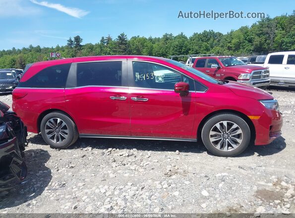 5FNRL6H64RB045404 2024 HONDA ODYSSEY Red Rear interior view