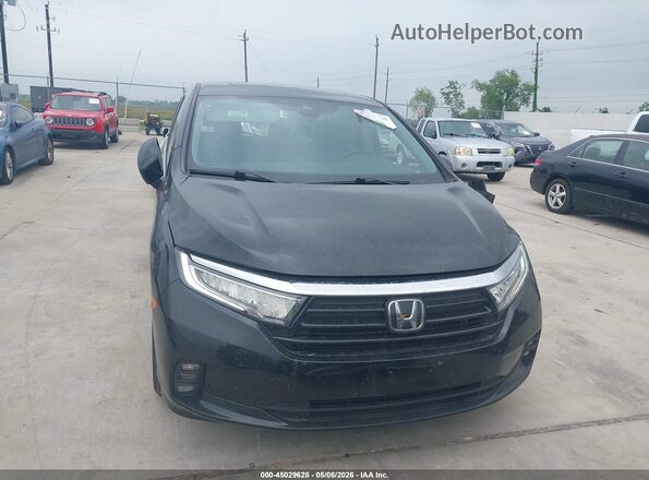 5FNRL6H65RB049056 2024 HONDA ODYSSEY Black Widok zestawu wskaźników