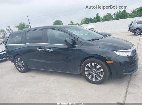 5FNRL6H65RB049056 2024 HONDA ODYSSEY Black Widok wnętrza z tyłu