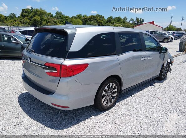 5FNRL6H65RB052393 2024 HONDA ODYSSEY Gray Trasero derecho