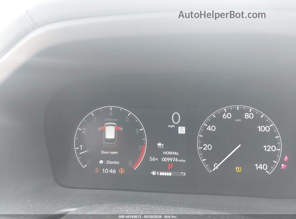 5FNRL6H66TB027834 2026 HONDA ODYSSEY Blue Вид задніх сидінь