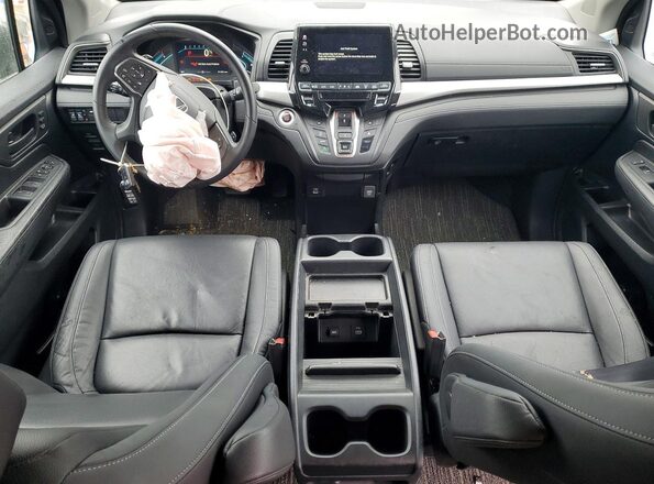 5FNRL6H68RB074730 2024 HONDA ODYSSEY Black Вид панелі приладів