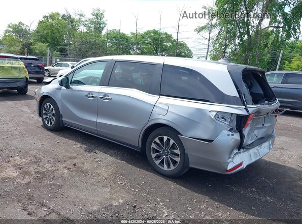 5FNRL6H6XPB071924 2023 HONDA ODYSSEY Silver Trasero izquierdo