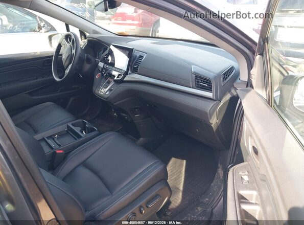 5FNRL6H6XRB007417 2024 HONDA ODYSSEY Gray წინა სალონის ხედი