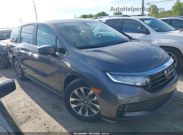 5FNRL6H6XRB007417 2024 HONDA ODYSSEY Gray უკანა სალონის ხედი