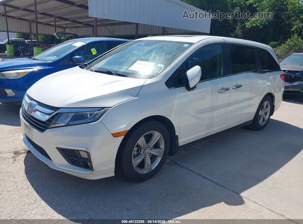 5FNRL6H70JB001977 2018 HONDA ODYSSEY White Przód lewy