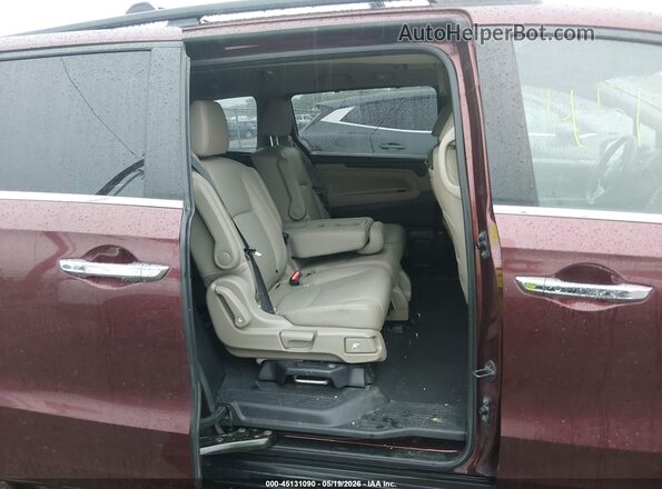 5FNRL6H70JB064125 2018 HONDA ODYSSEY Red VIN sticker view