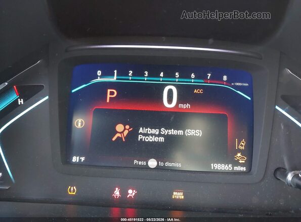 5FNRL6H70KB050680 2019 HONDA ODYSSEY Gray 