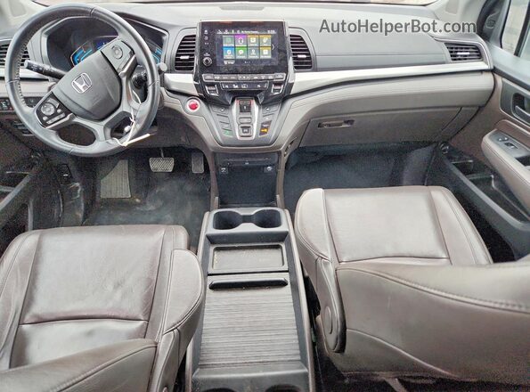 5FNRL6H70KB099247 2019 HONDA ODYSSEY Gray Вид панелі приладів