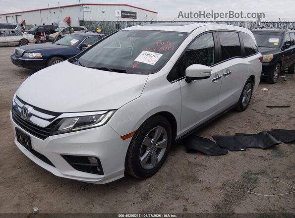 5FNRL6H70LB016272 2020 HONDA ODYSSEY White Առջևի ձախ երեք քառորդ տեսարան