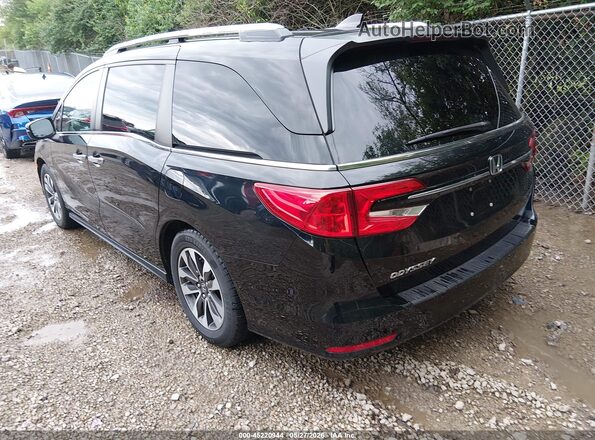 5FNRL6H70MB016757 2021 HONDA ODYSSEY Black Հետևի ձախ