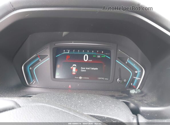 5FNRL6H71JB019047 2018 HONDA ODYSSEY Gray Vista de los asientos traseros