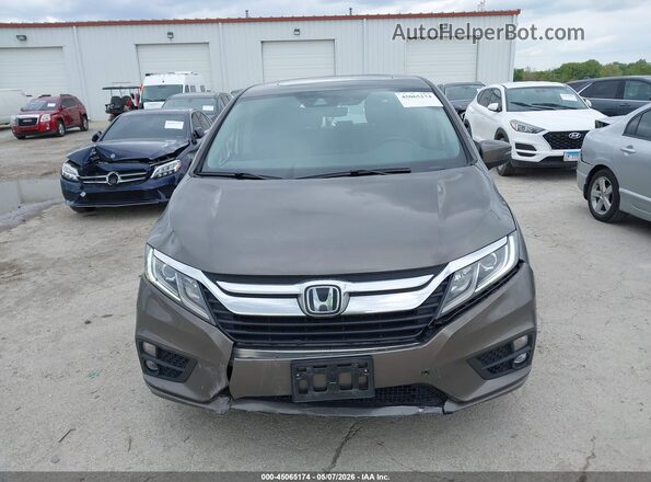 5FNRL6H71JB019047 2018 HONDA ODYSSEY Gray Vista del cuadro de instrumentos