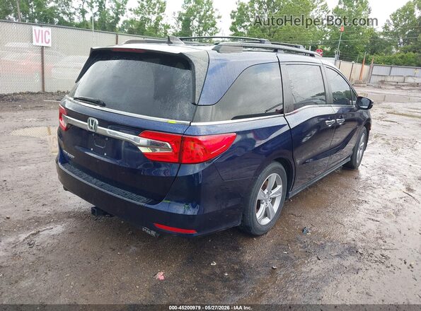 5FNRL6H71KB100793 2019 HONDA ODYSSEY Blue Rear right