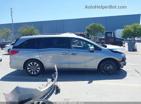 5FNRL6H71MB019845 2021 HONDA ODYSSEY Silver 